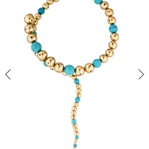 Paula Mendoza Glaucus Turquoise Beaded Necklace